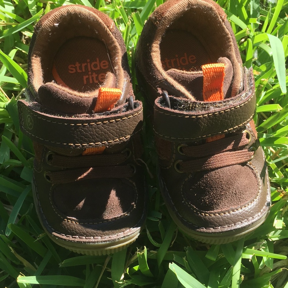 Brown Stride Rite Sneakers